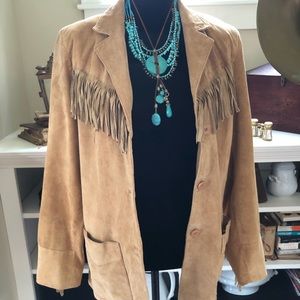 Denim and Supply Co washable suede jacket Sz. Lg